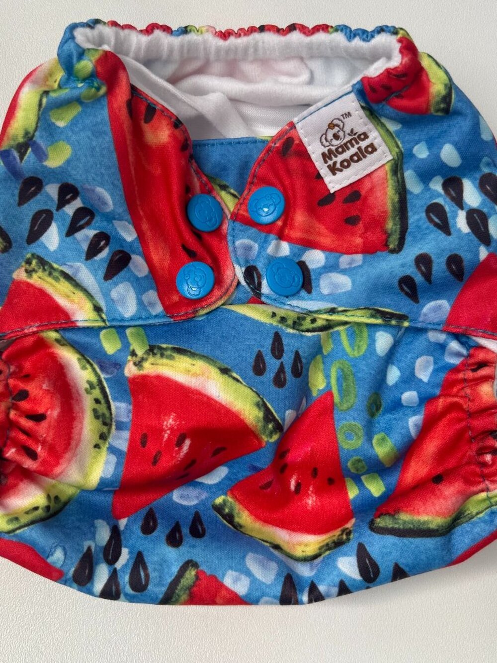 Mama Koala Watermelon Print Pocket Cloth Diaper OS No Insert NEW